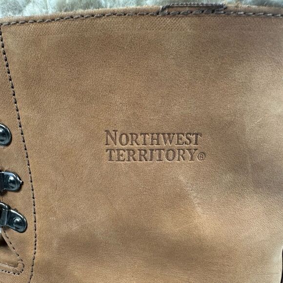Northwest Territory Men\'s Nubuck Leather Waterproof Steel Shank Duck Boots, 13